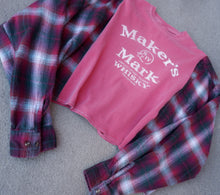 Load image into Gallery viewer, Maker’s Mark Flannel Tee