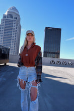 Load image into Gallery viewer, Carhartt 1/2 Zip Flannel