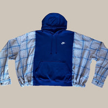 Load image into Gallery viewer, Plus Size Nike Flannel Hoodie

