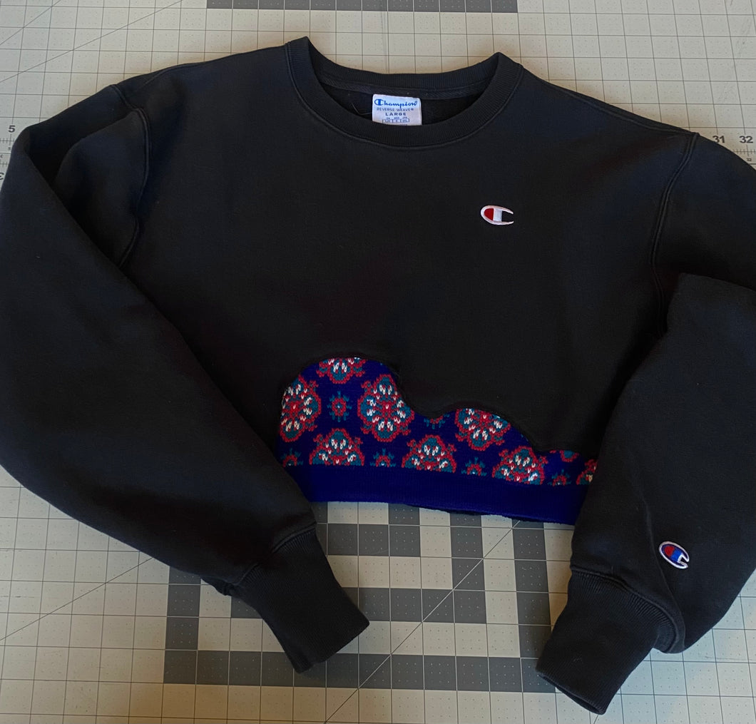 Champion Crewneck Crop