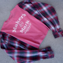 Load image into Gallery viewer, Maker’s Mark Flannel Tee
