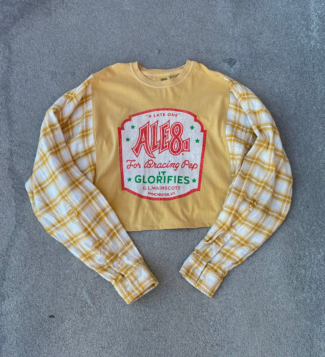 Ale8 flannel tee