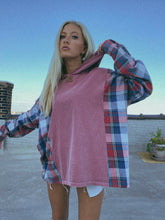 Load image into Gallery viewer, Hooded Flannel Tee

