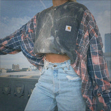 Load image into Gallery viewer, Bleached Carhartt Flannel Tee
