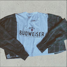 Load image into Gallery viewer, Budweiser Flannel Tee
